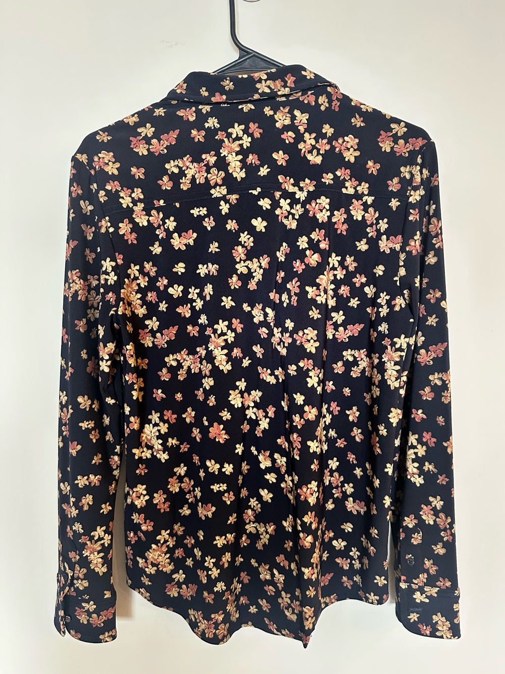 Lauren Ralph Lauren Black Floral Button-Down Shirt